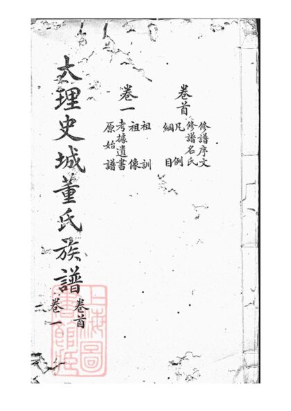 01978 大理史城董氏族譜 Part 1 1207210514 1.jpg