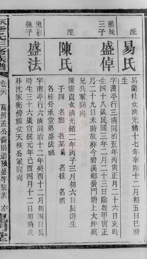 _天堂李氏三修族譜 part __