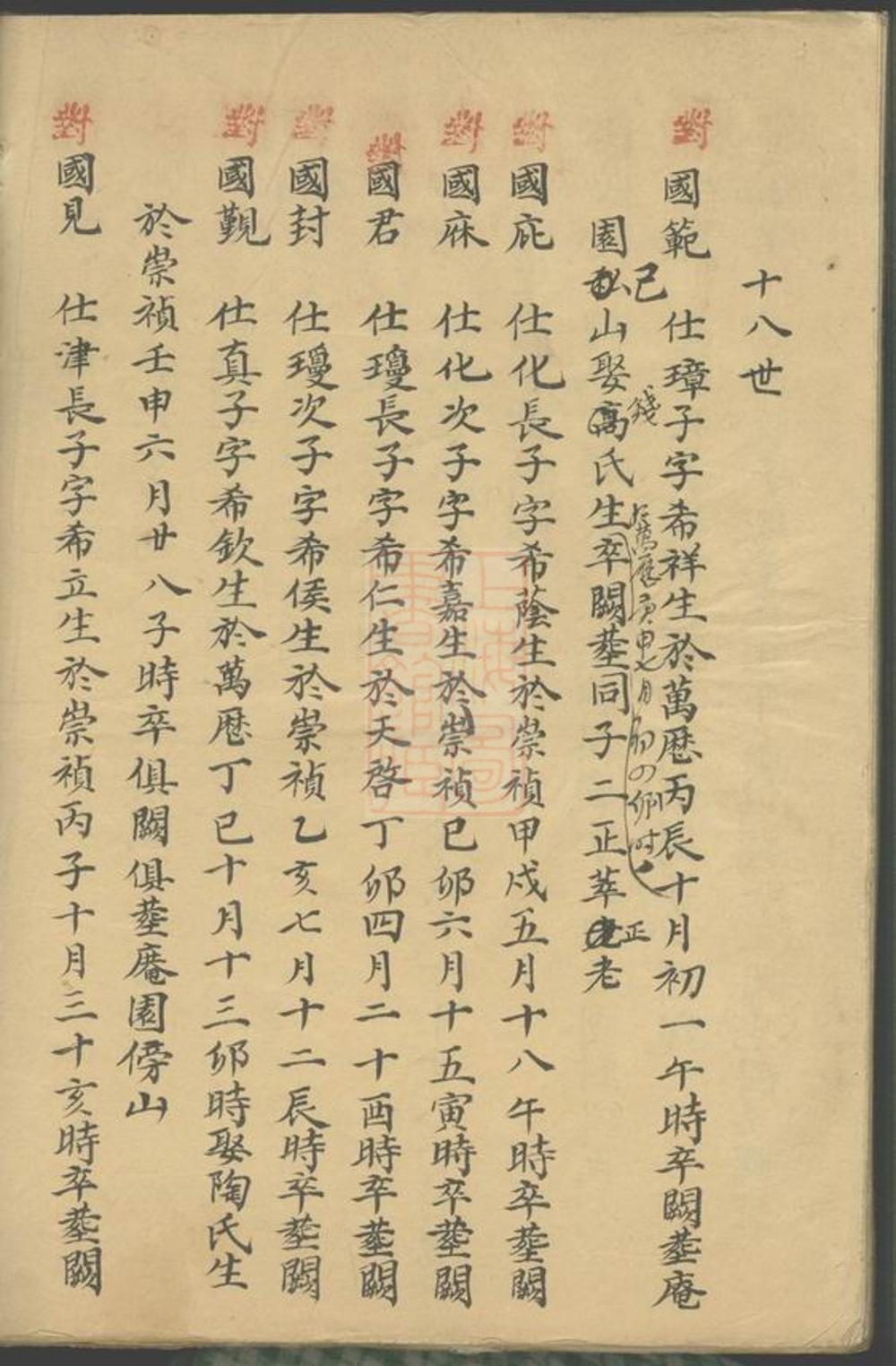 _太清坊江左王氏宗譜 part __