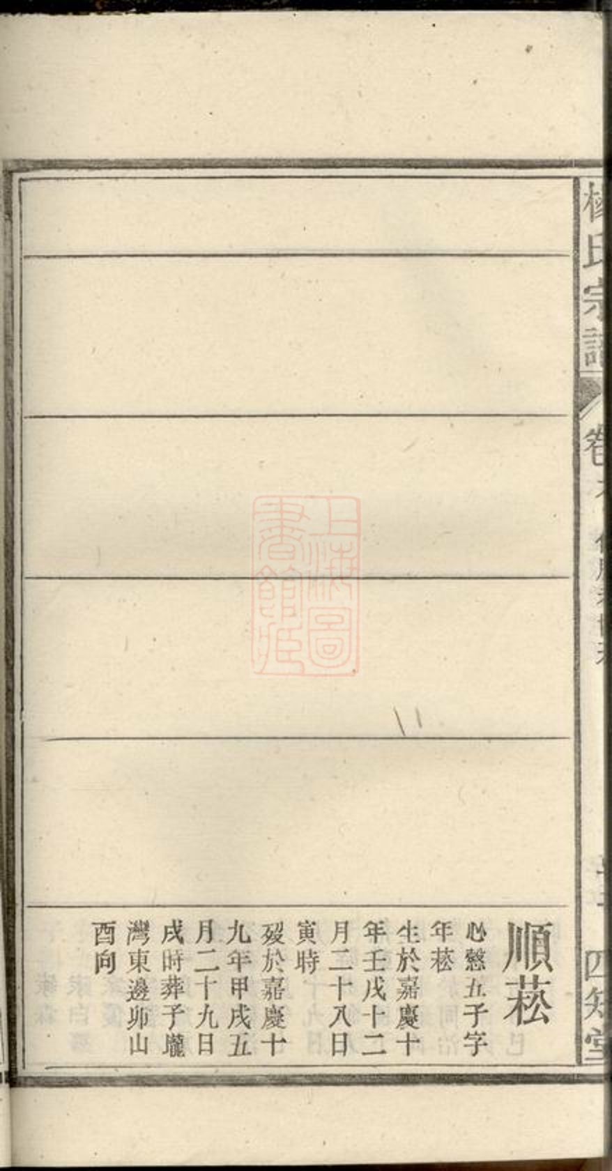 _安徽太湖縣西鄉官坂洲楊氏五修宗譜 part __