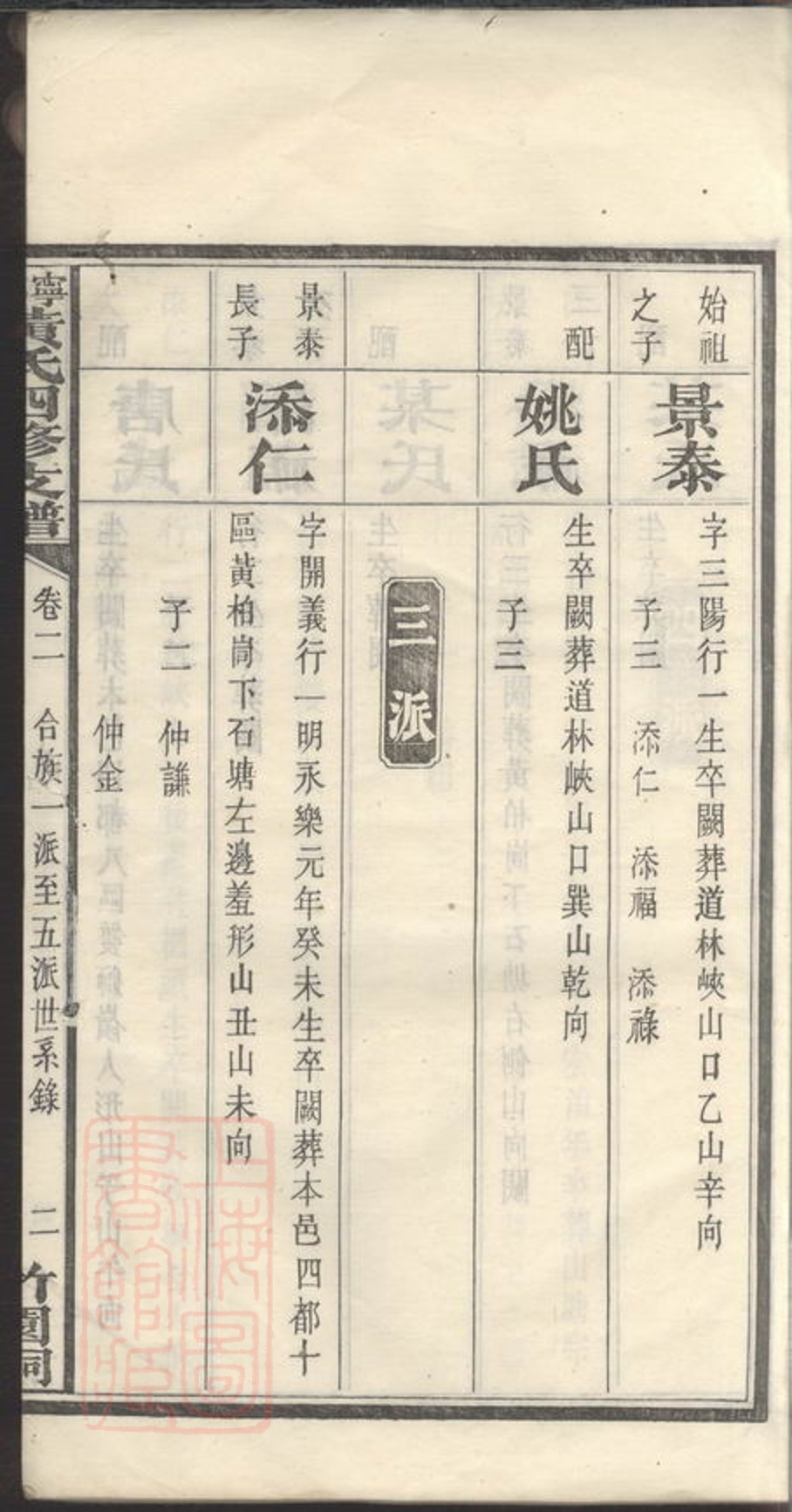_寧鄉竹園黃氏四修支譜__