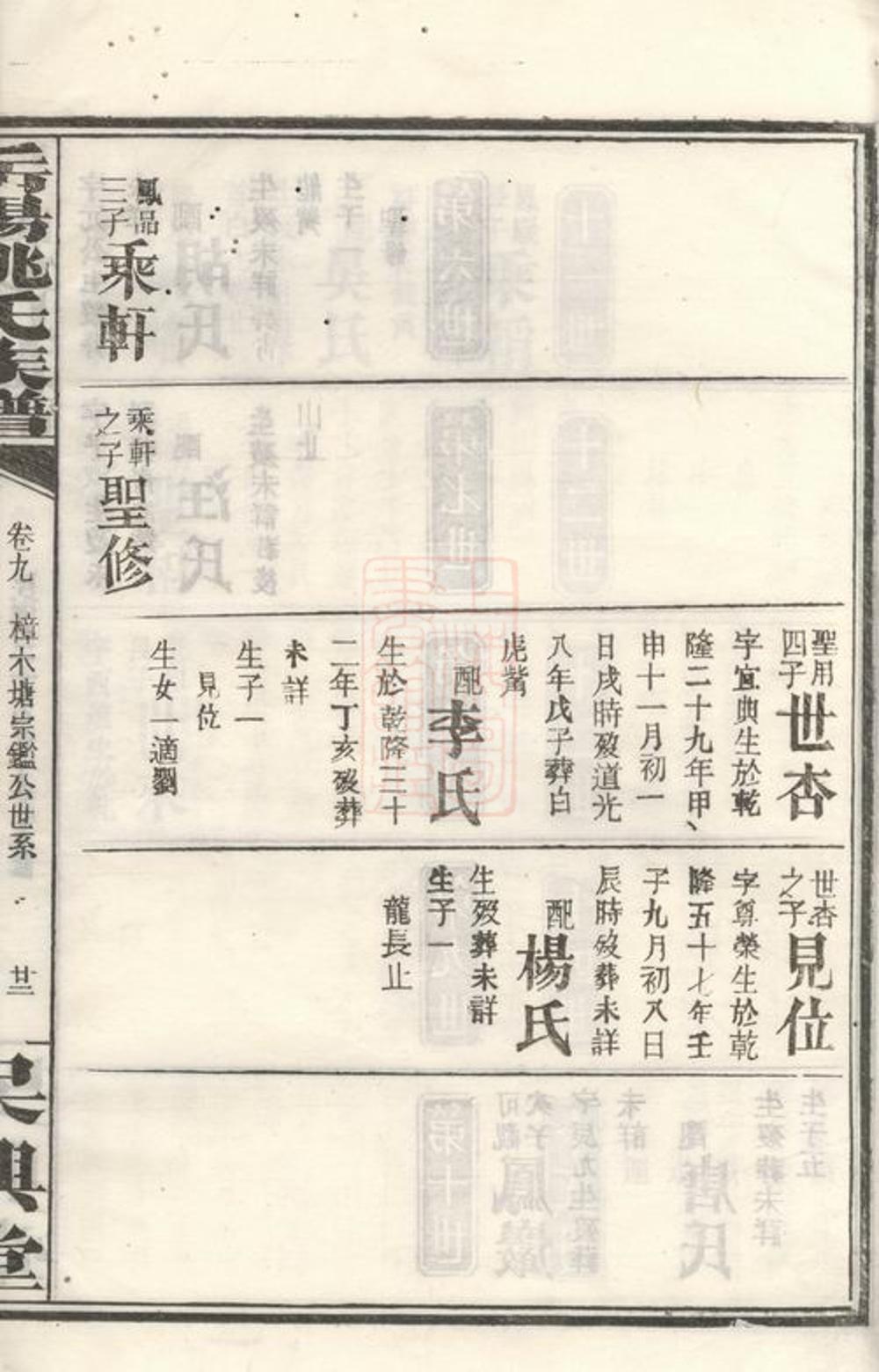 _岳陽姚氏族譜 version part __