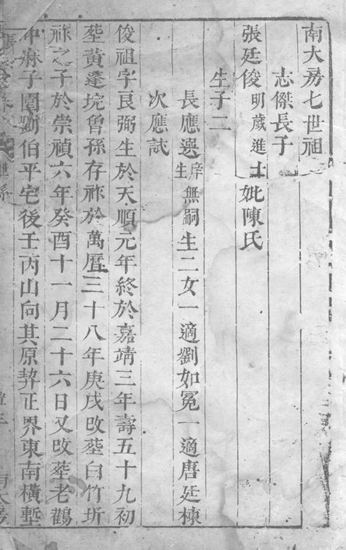 _張氏家譜 version __