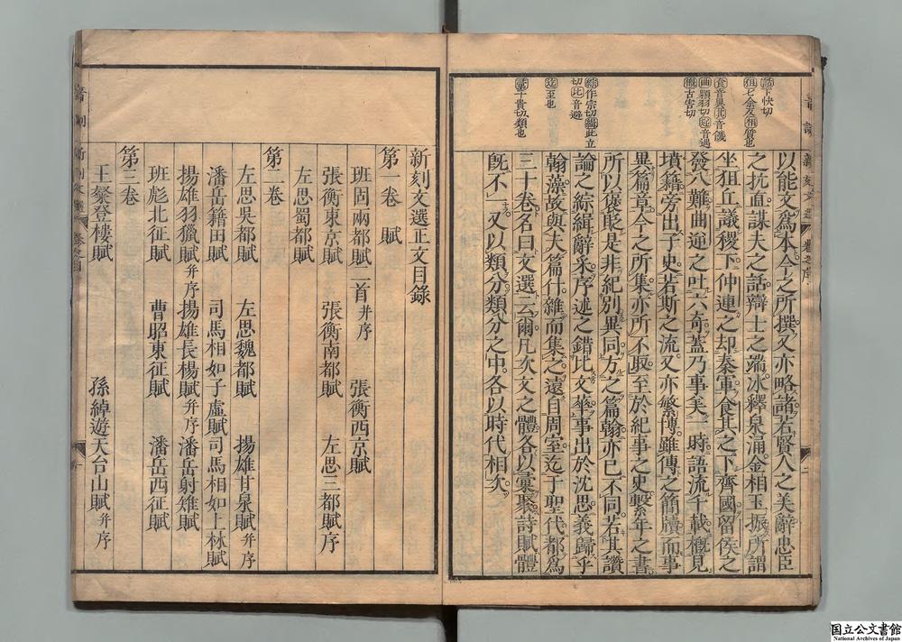 -新刻文选正文音训__