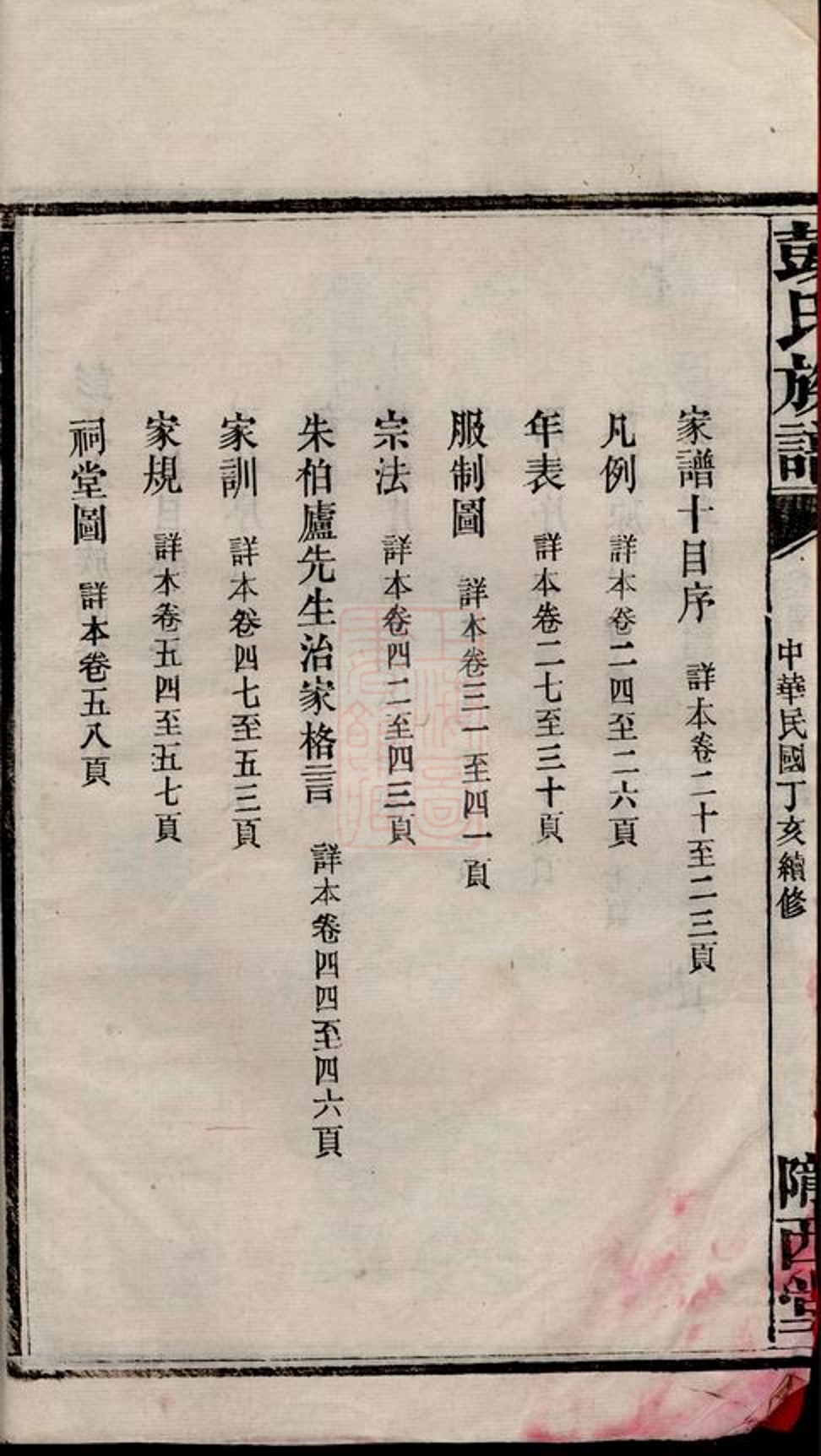 _彭氏五修族譜 version part __