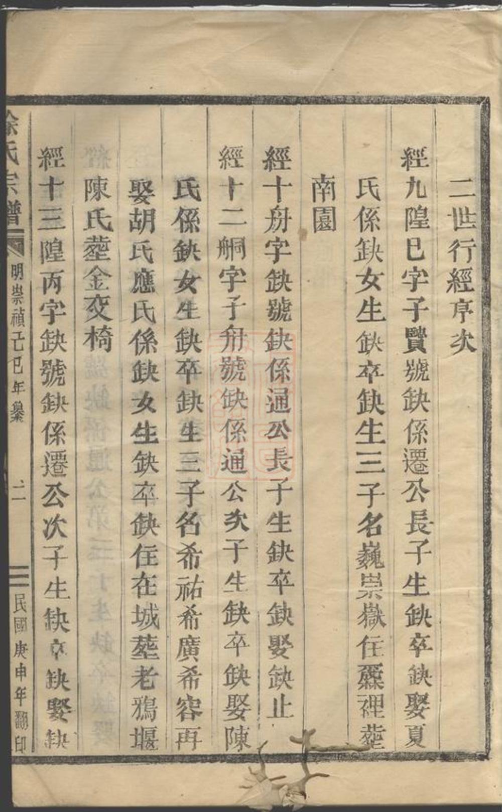 _徐氏宗譜 version __