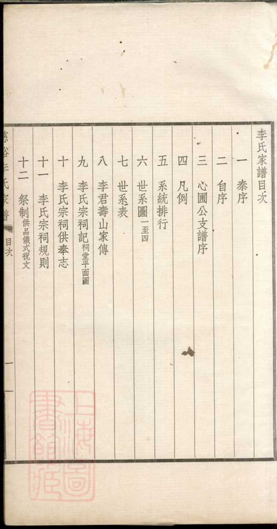_慈谿李氏家譜__