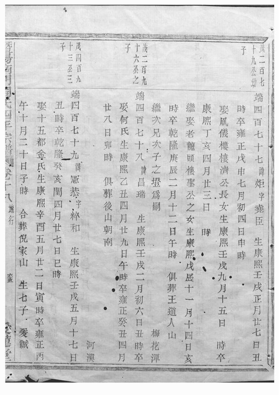 _暨陽南門周氏四年宗譜 version part __