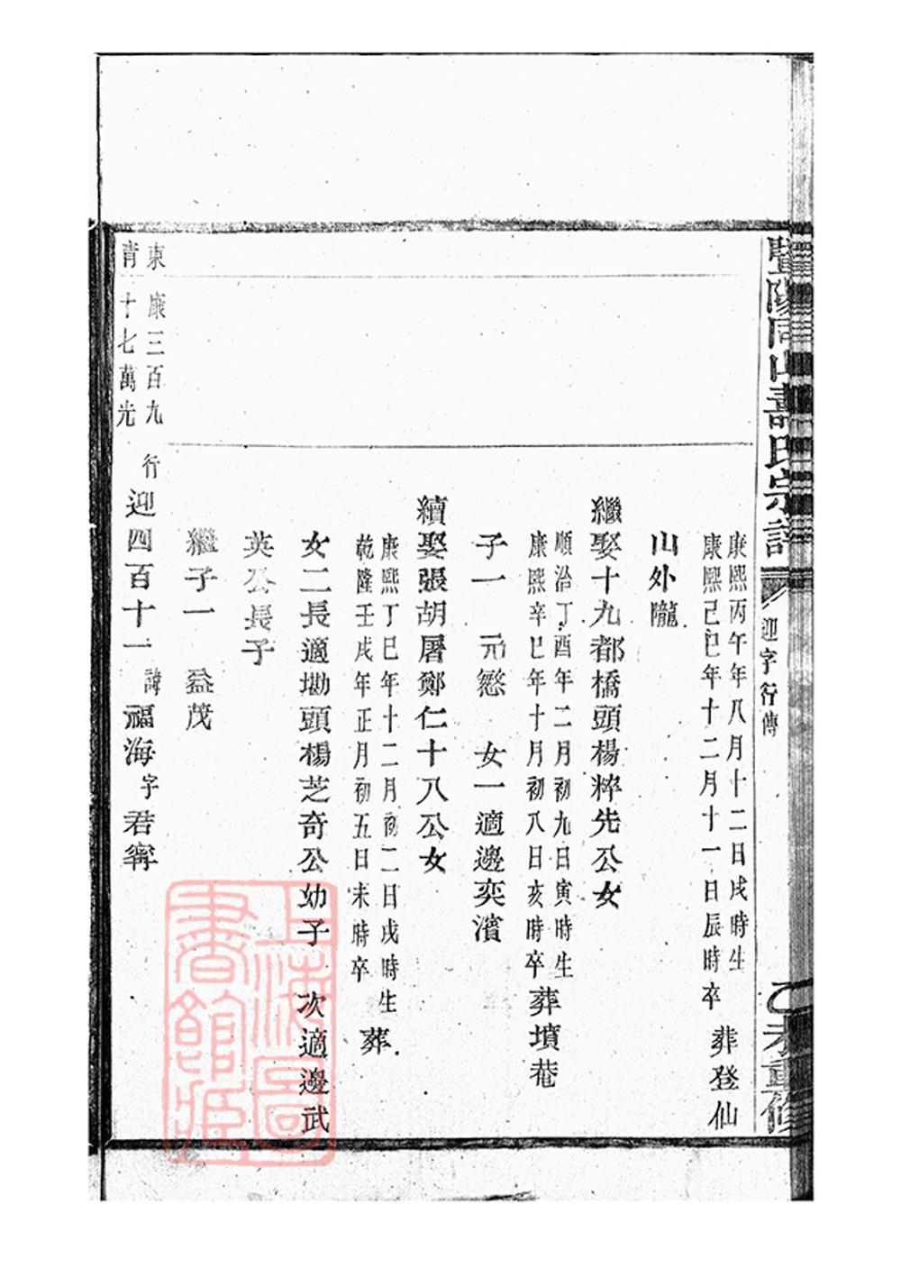 _暨陽同山壽氏宗譜 version part __