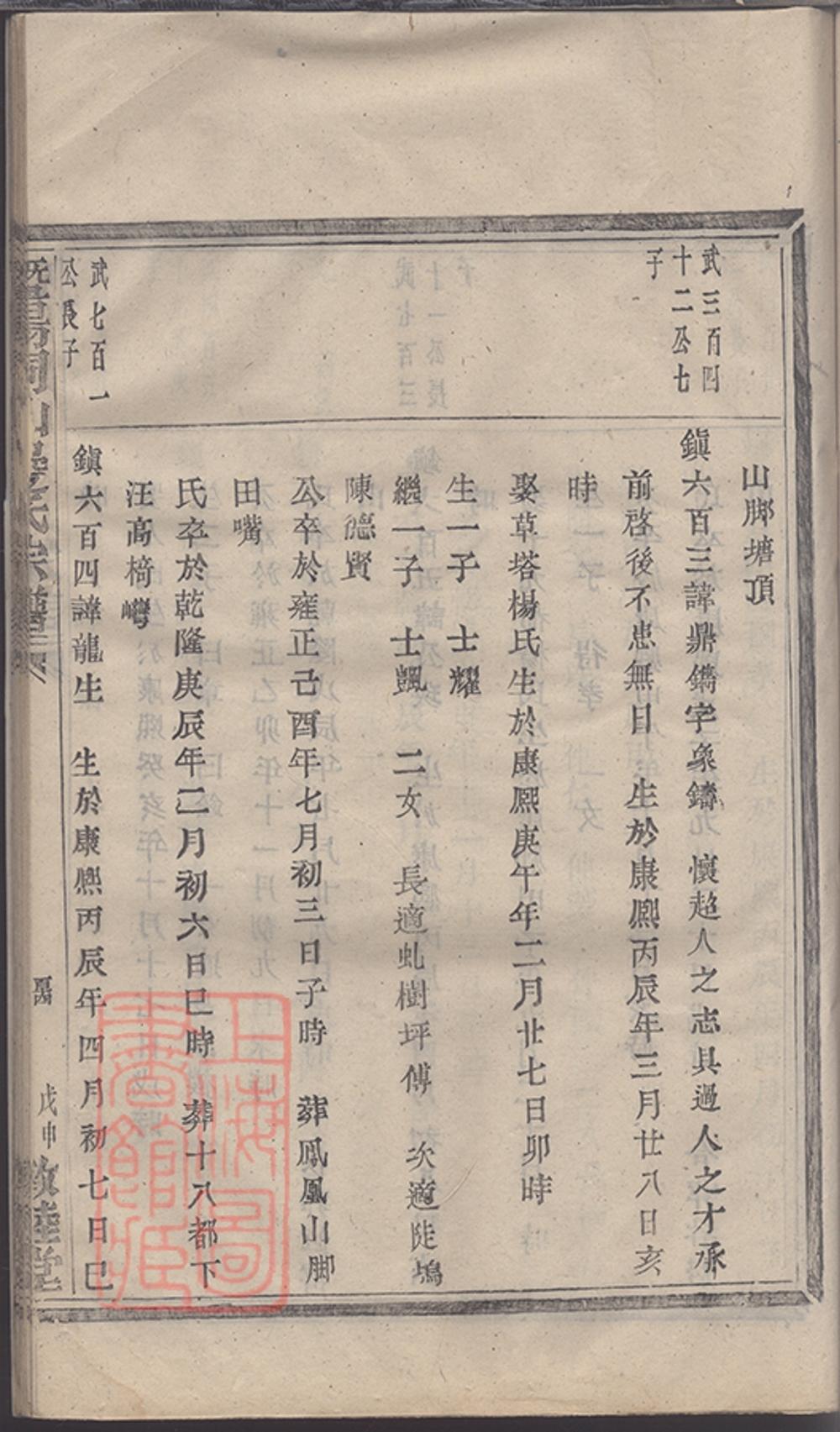 _暨陽同山邊氏宗譜 version copy part __