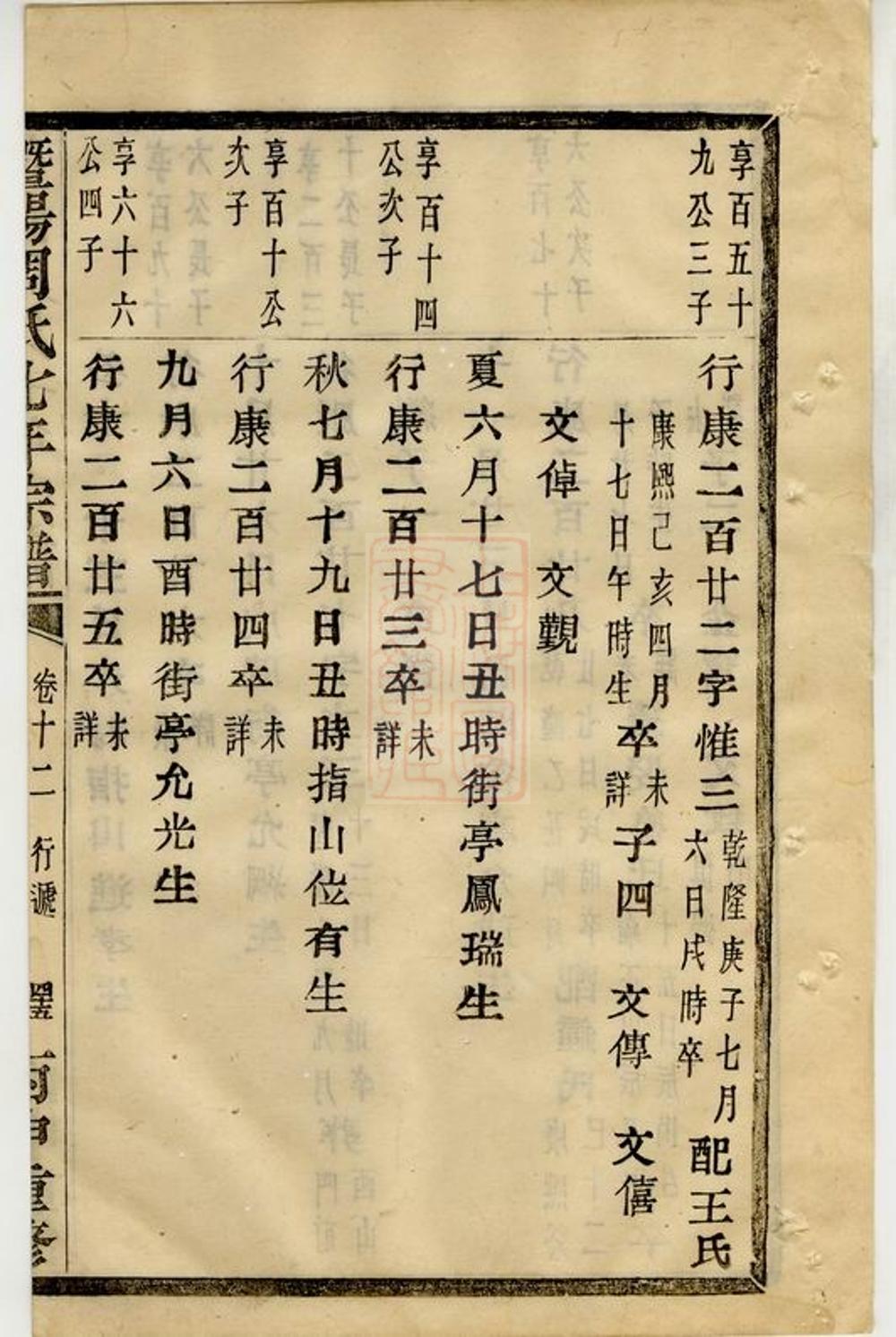 _暨陽周氏七年宗譜 version part __