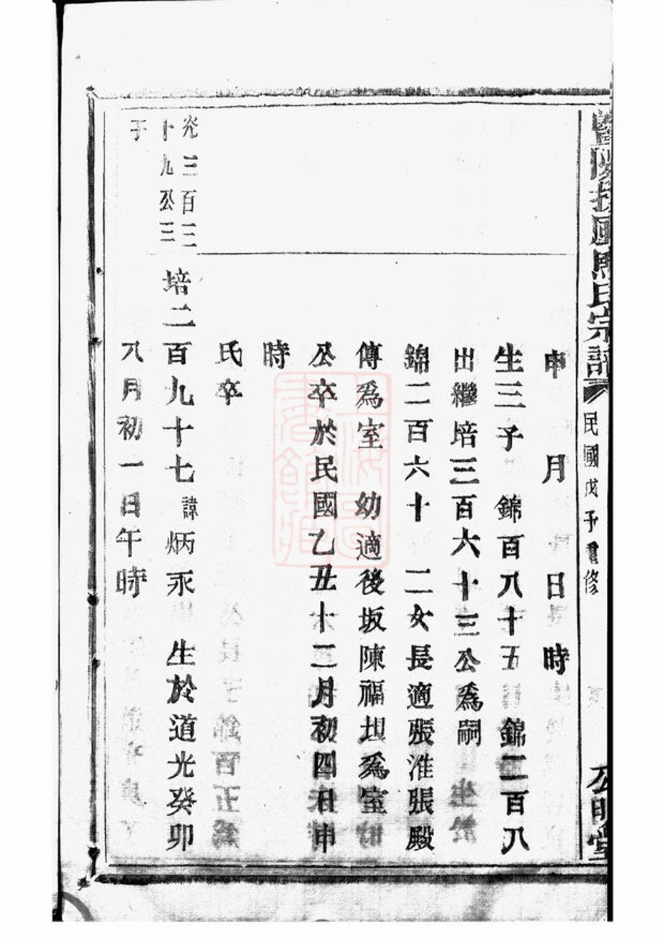 _暨陽扶風馬氏宗譜 version part __