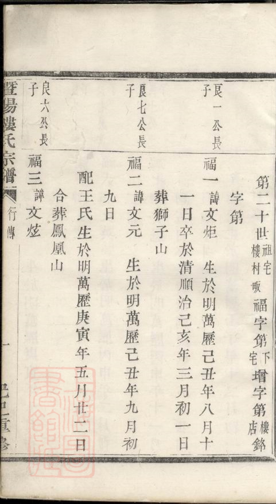 _暨陽樓氏宗譜 version __