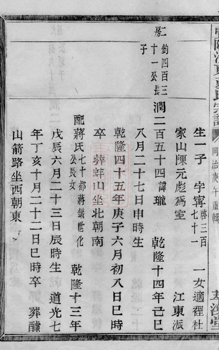_暨陽浣東袁氏宗譜 version part __