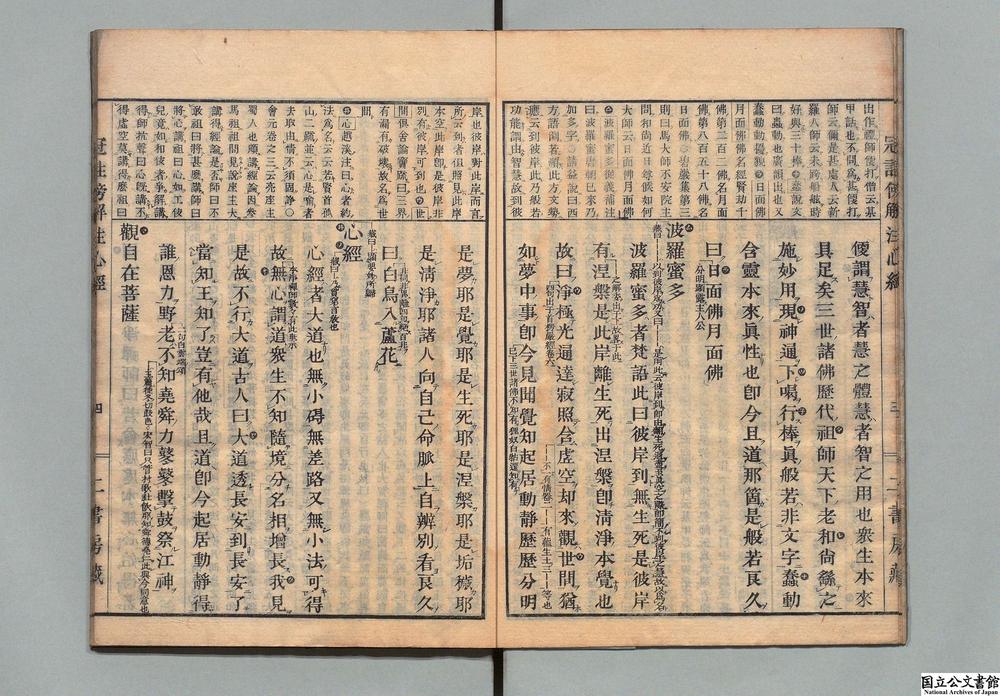 -冠注傍解注心经__