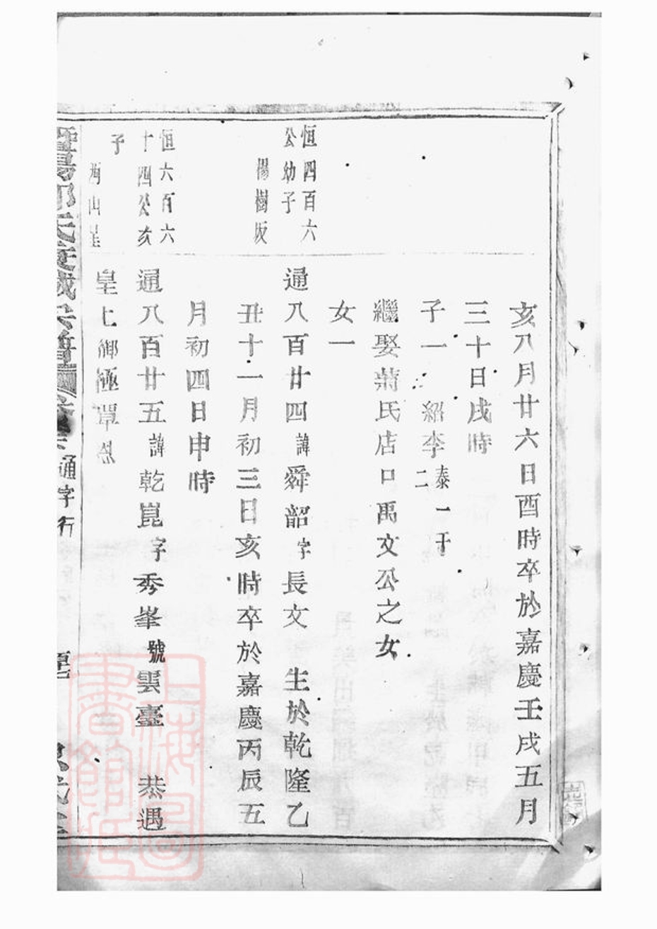 _暨陽郭氏秉誠宗譜 version part __