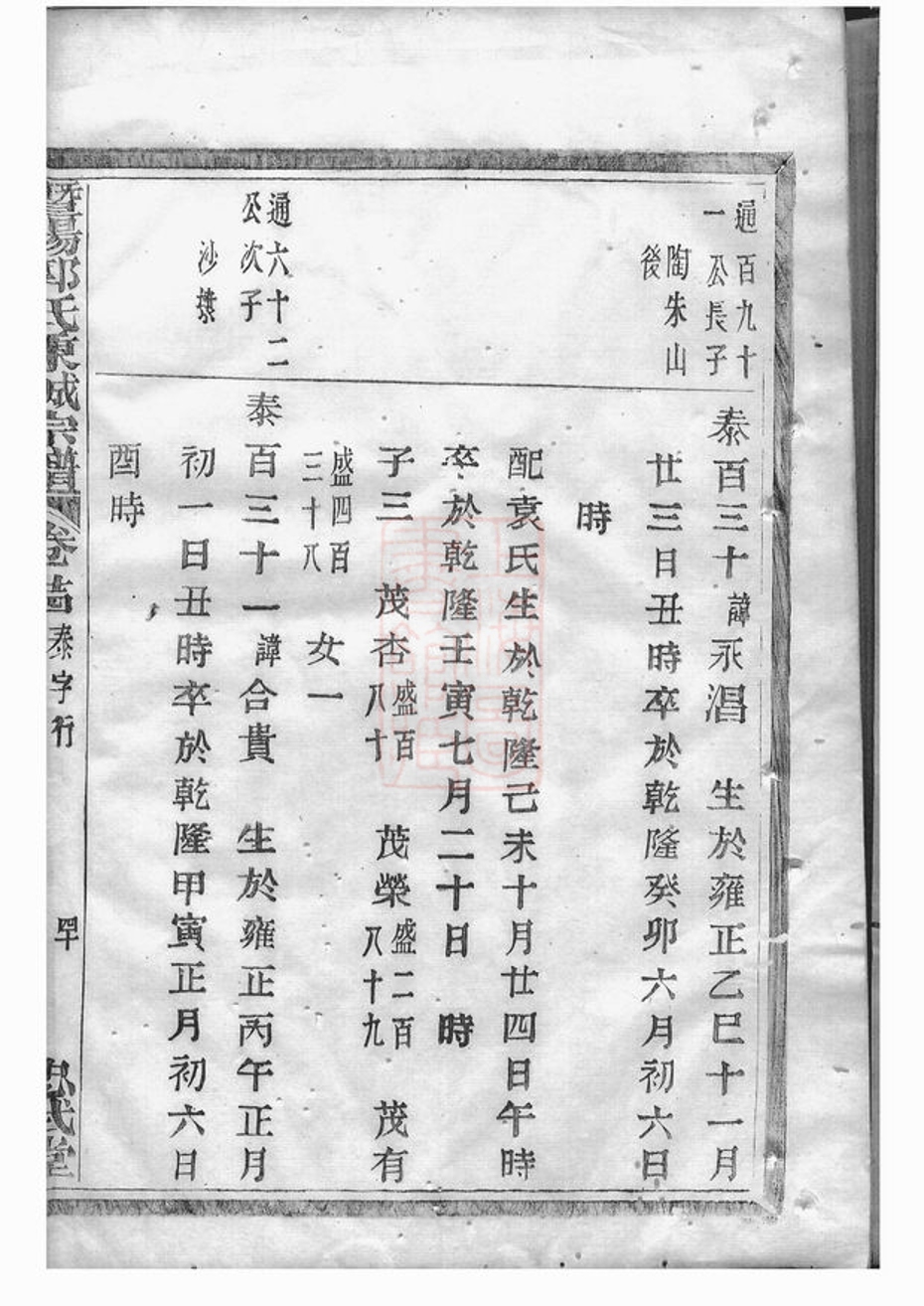 _暨陽郭氏秉誠宗譜 version part __