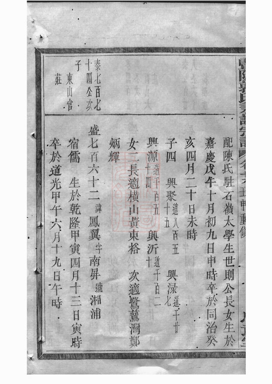 _暨陽郭氏秉誠宗譜 version part __