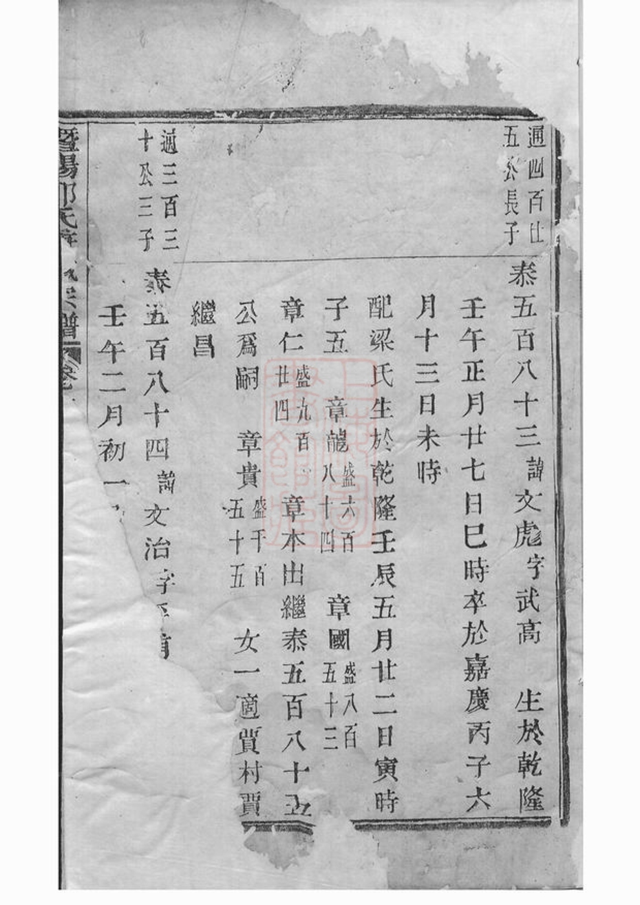 _暨陽郭氏秉誠宗譜 version part __