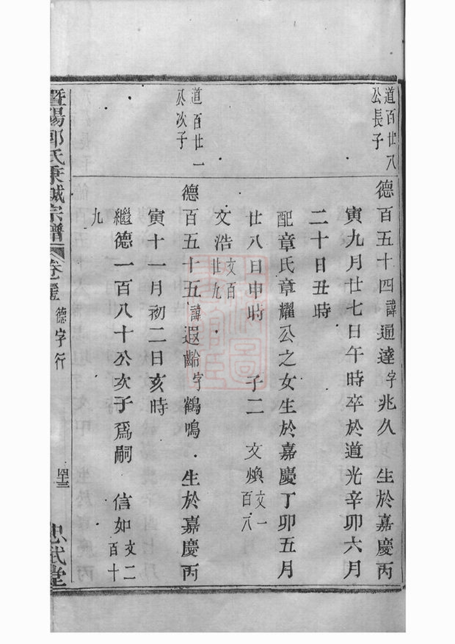 _暨陽郭氏秉誠宗譜 version part __