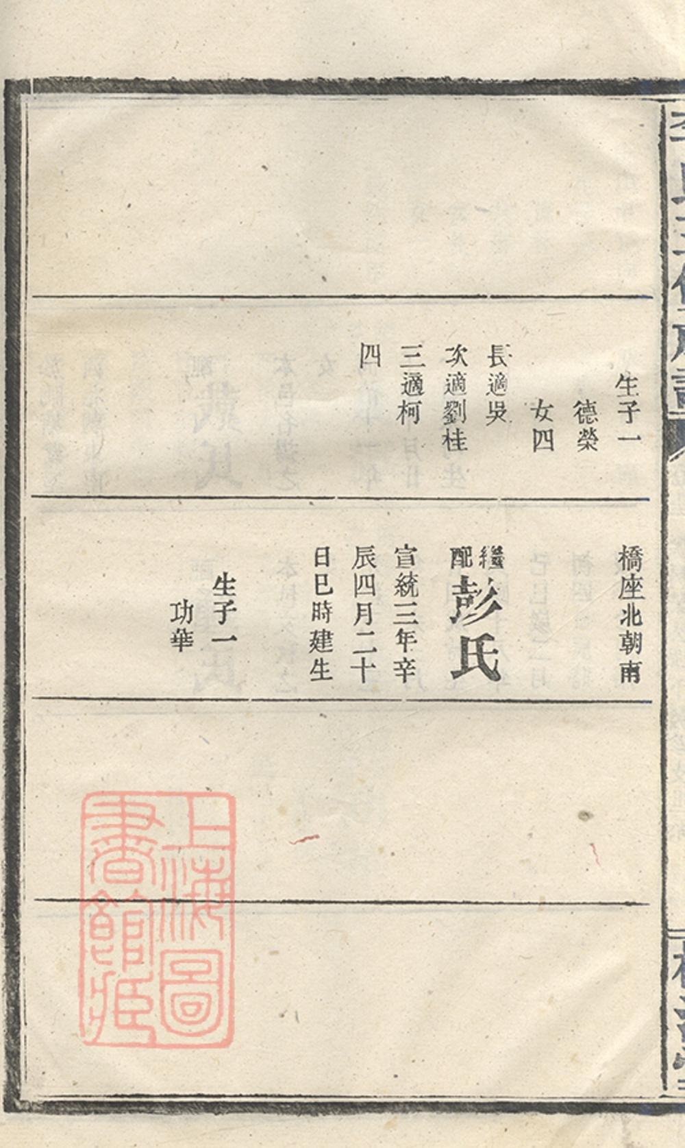 _李氏三修族譜 version part __