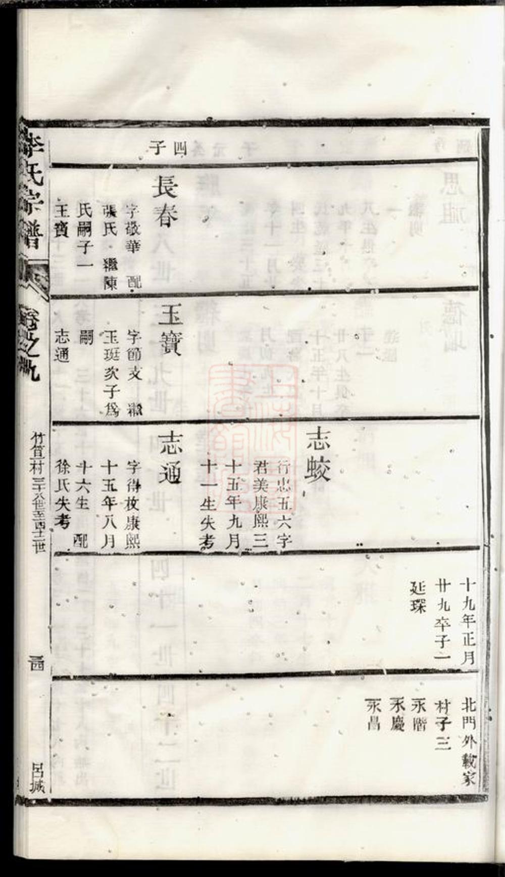 _李氏宗譜 version part __
