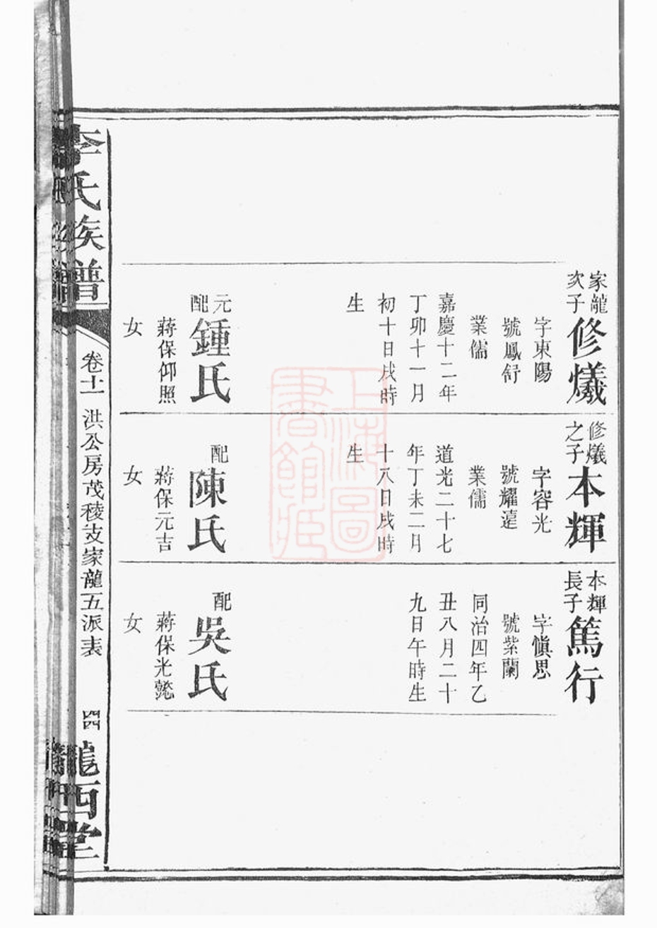 _李氏族譜 version part __