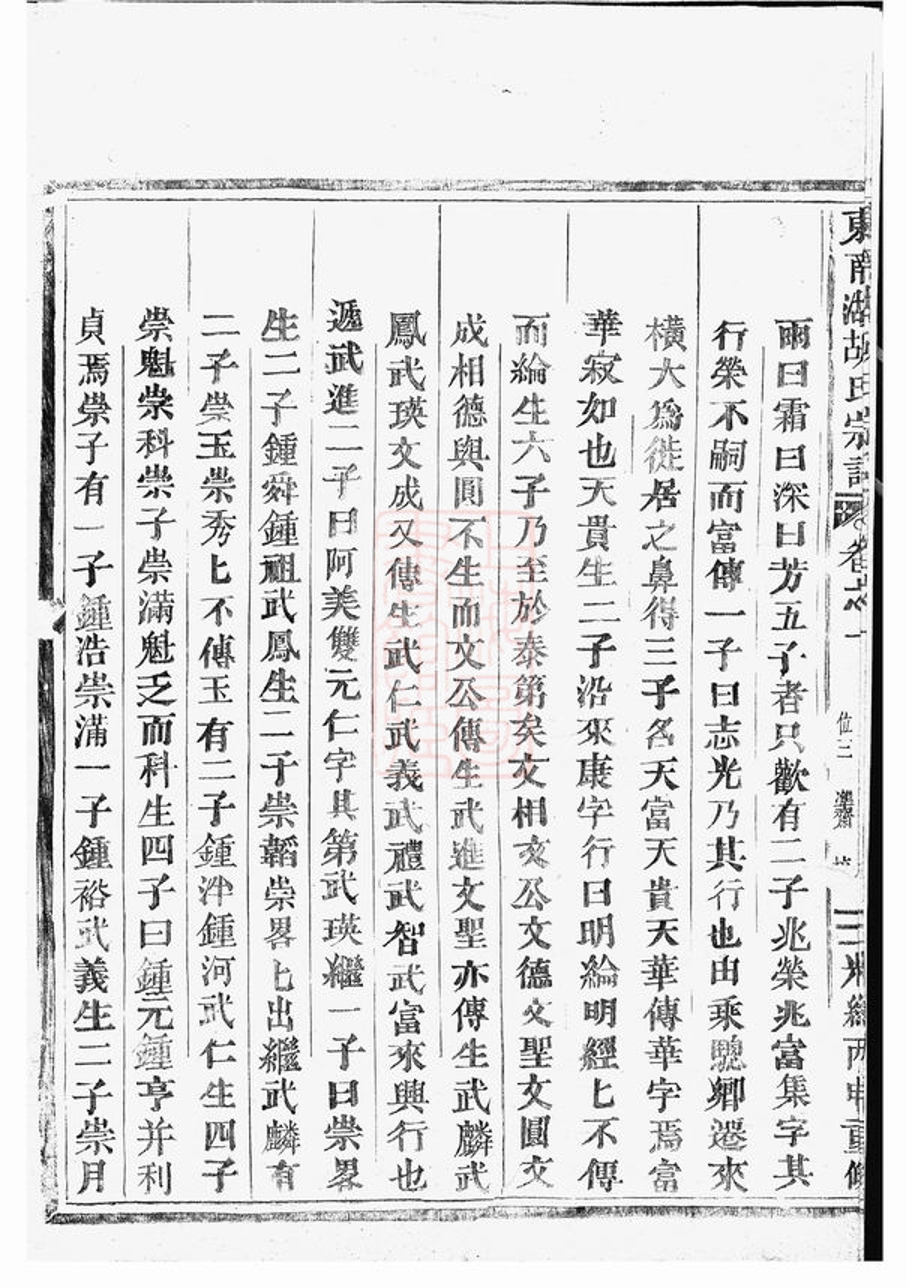 _東南湖胡氏宗譜 version part __