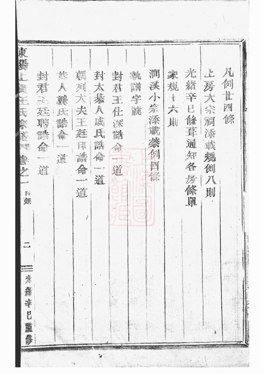 _東陽上潢王氏宗譜 version part __