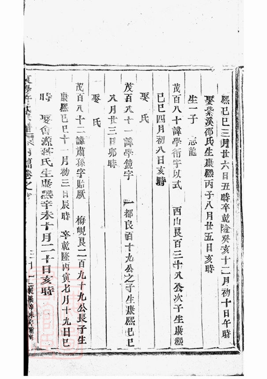 _東陽許氏宗譜 version __