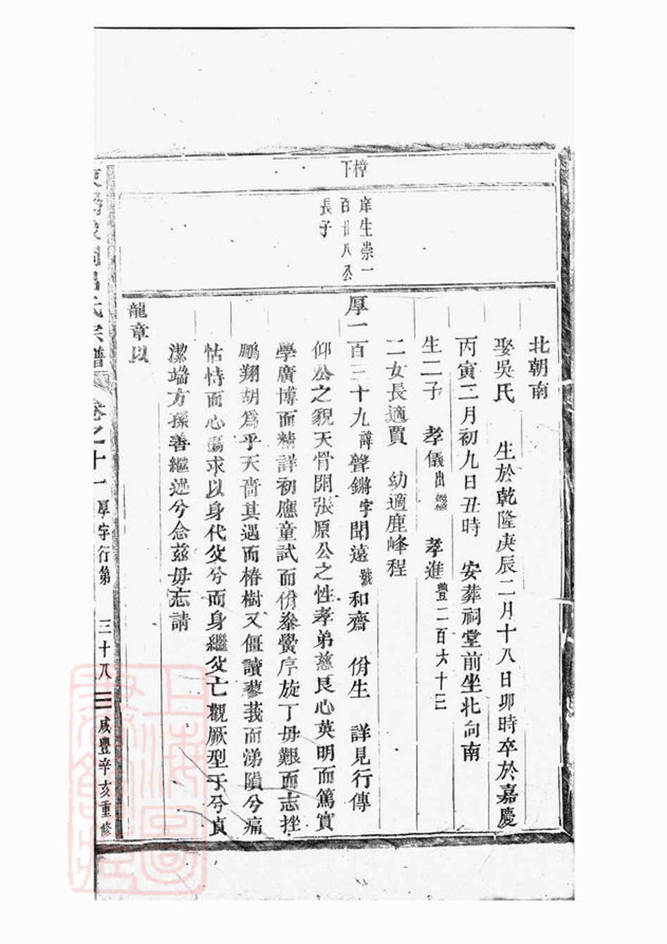 _東陽象岡呂氏重修宗譜 version part __