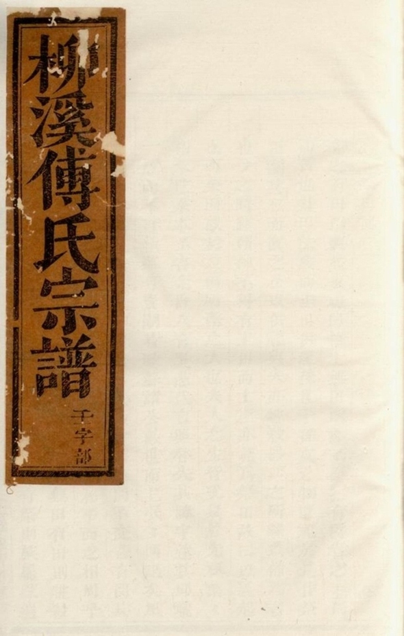 _柳溪傅氏宗譜__