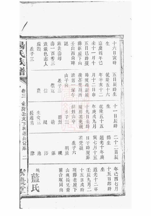 _楊氏續修族譜 version __