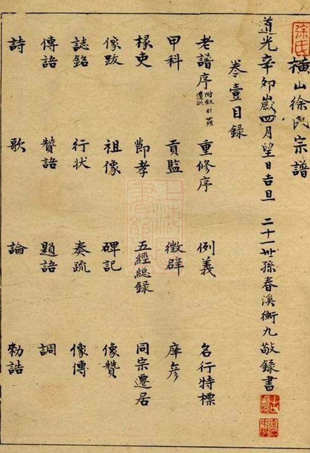 _橫山徐氏宗譜__