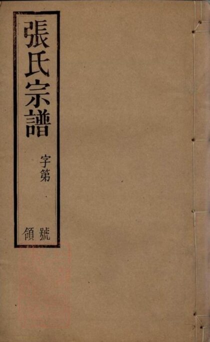 05711 毗陵張氏宗譜 Version 3 Part 1 1207220555 1.jpg