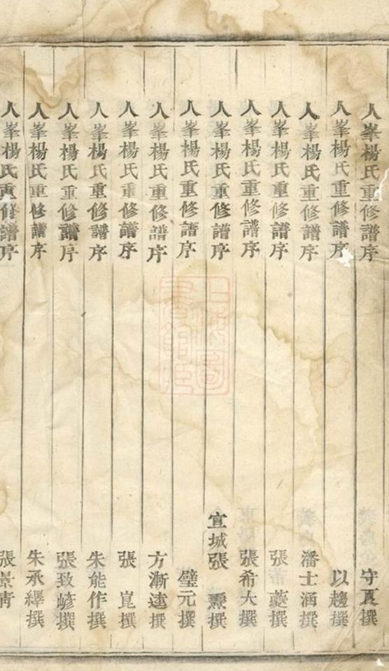 _浦陽人峰楊氏宗譜__
