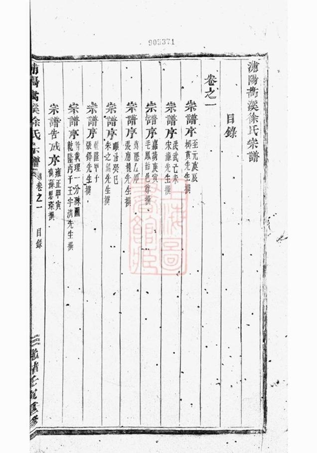_浦陽嵩溪徐氏宗譜 version part __