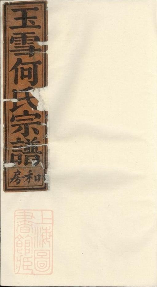_清源何氏玉雪宗譜 version __