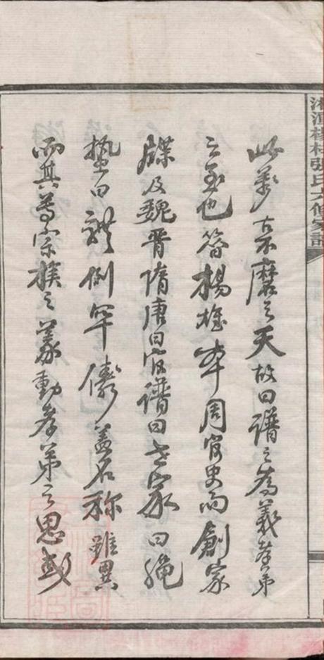 _湘潭楊梓張氏六修家譜 part __
