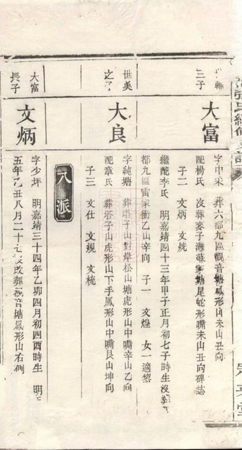 _溈寧張氏續修支譜__