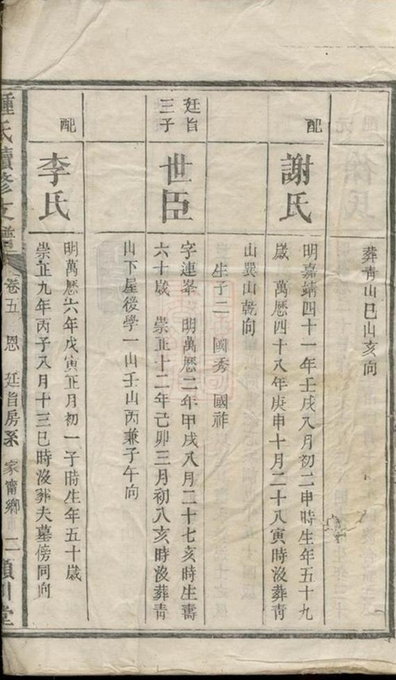 _溈寧鍾氏支譜__