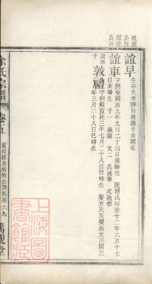 _灊山余氏宗譜 part __