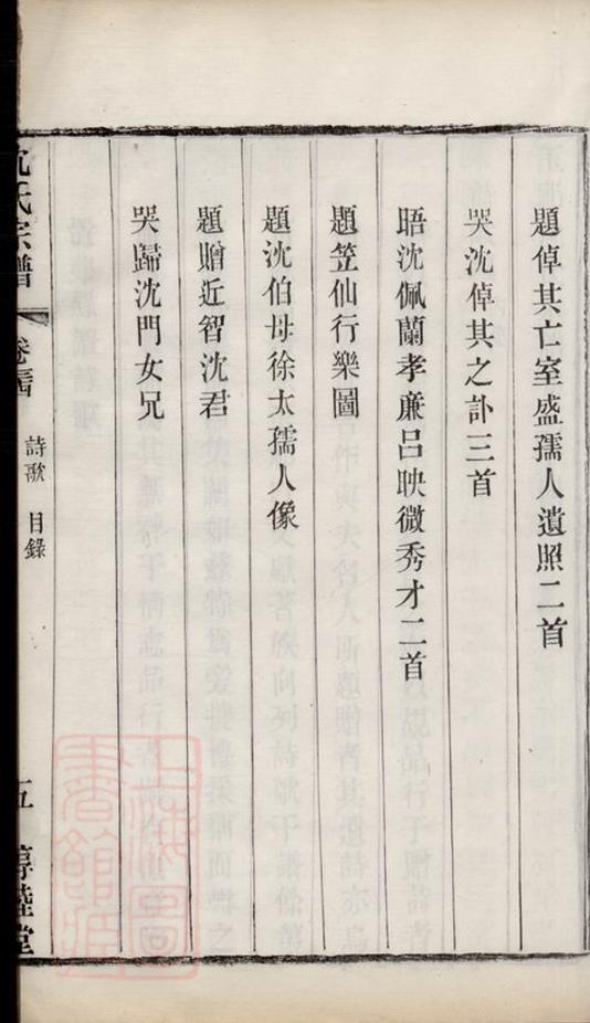 _玉祁沈氏宗譜三十五卷（江蘇省無錫市） part __