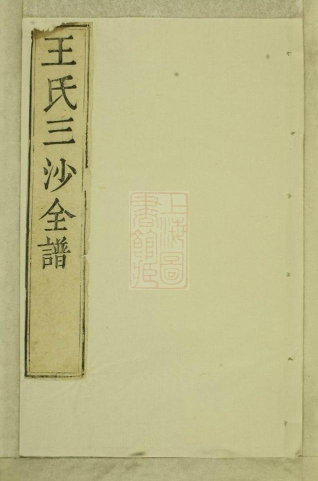 _王氏三沙全譜__