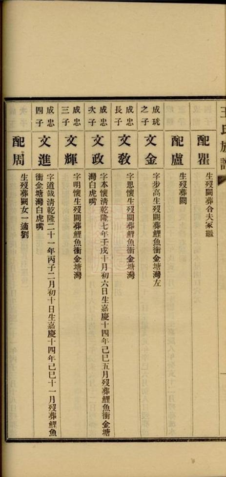 _王氏族譜 version part __