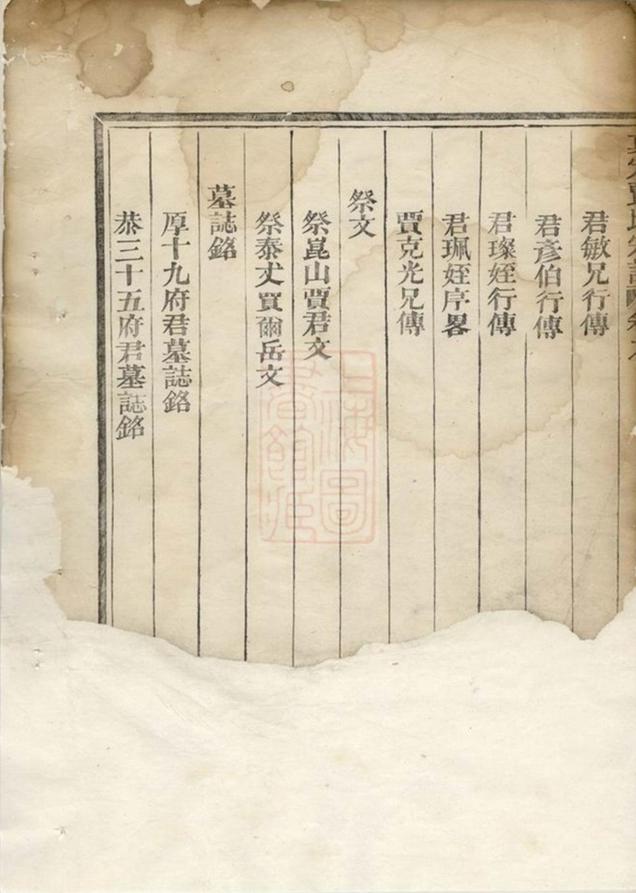 _真定賈氏宗譜 version part __