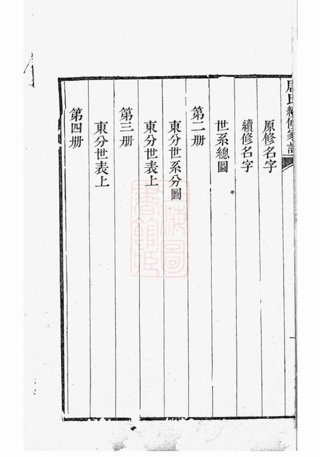 _秦郵居氏續修家譜__
