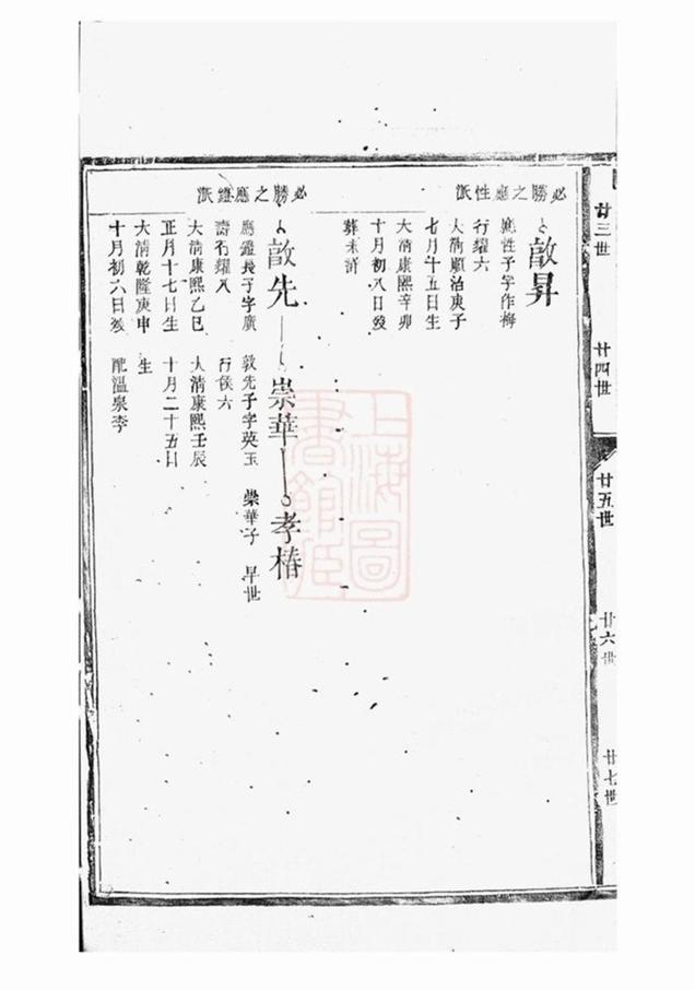 _繆氏七修族譜 part __