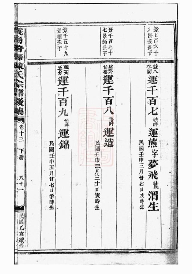 _義烏倍磊陳氏宗譜後集 version part __