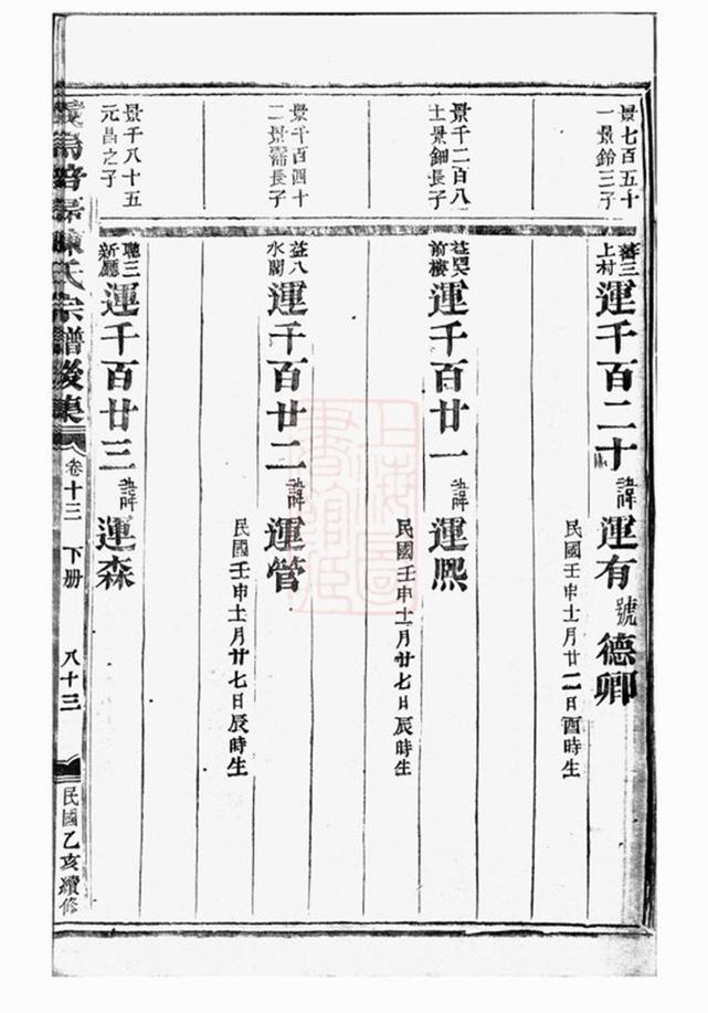 _義烏倍磊陳氏宗譜後集 version part __